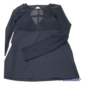 Fabletics sheer long sleeve top.
